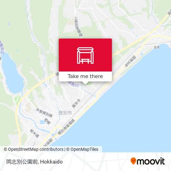 岡志別公園前 map