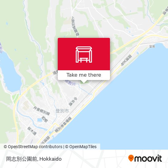 岡志別公園前 map