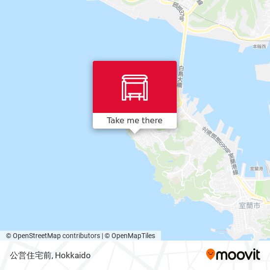 公営住宅前 map