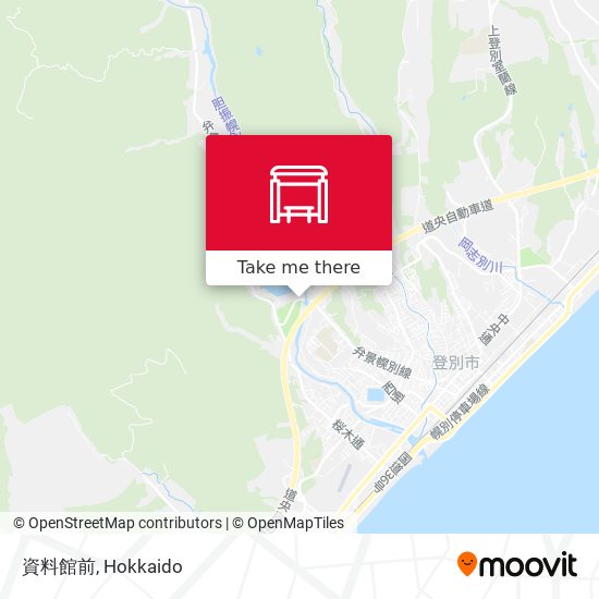 資料館前 map