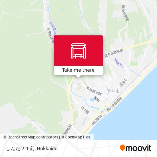 しんた２１前 map