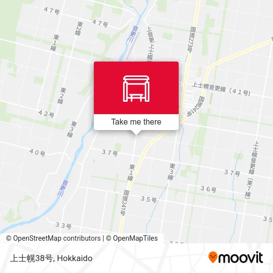 上士幌38号 map