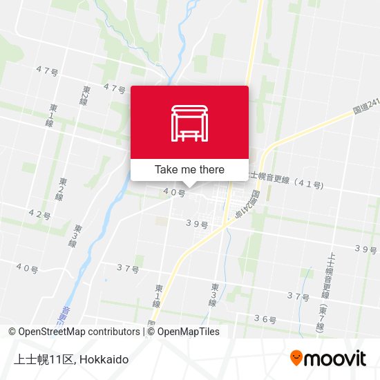 上士幌11区 map
