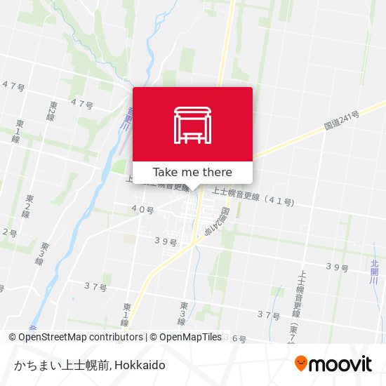 かちまい上士幌前 map