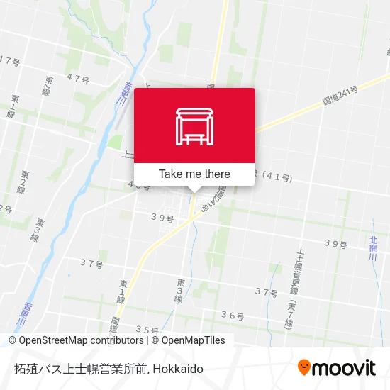 拓殖バス上士幌営業所前 map