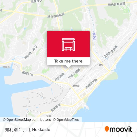 知利別１丁目 map