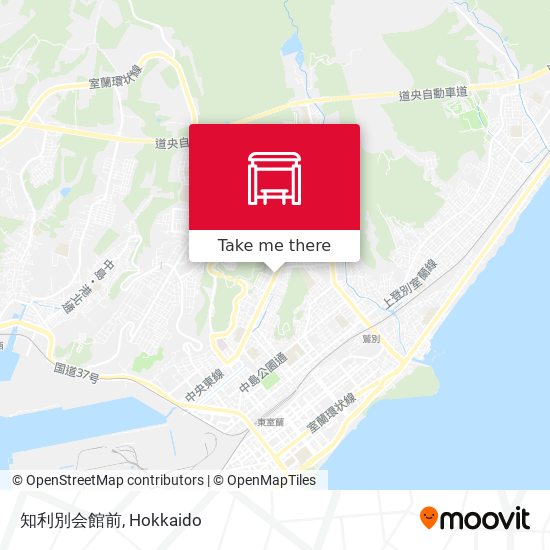 知利別会館前 map