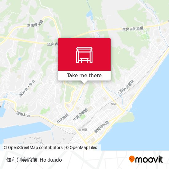 知利別会館前 map