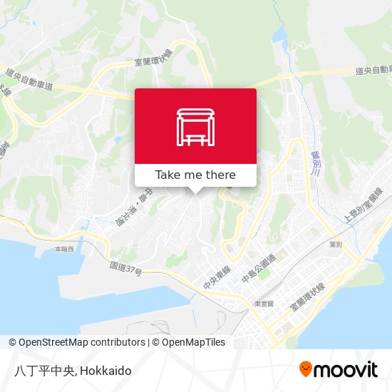 八丁平中央 map