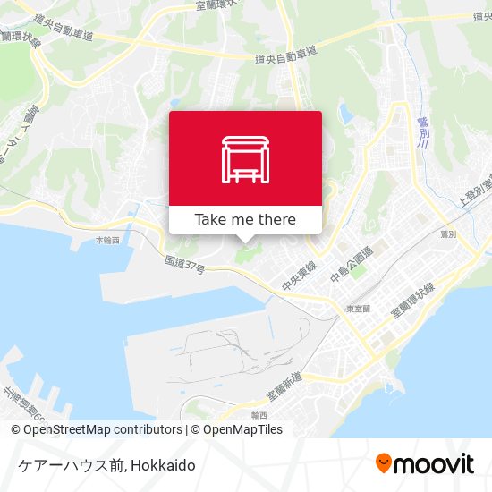 ケアーハウス前 map