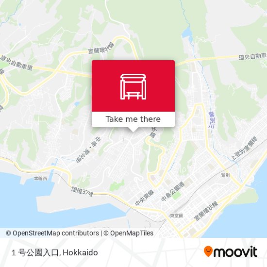 １号公園入口 map