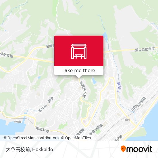 大谷高校前 map