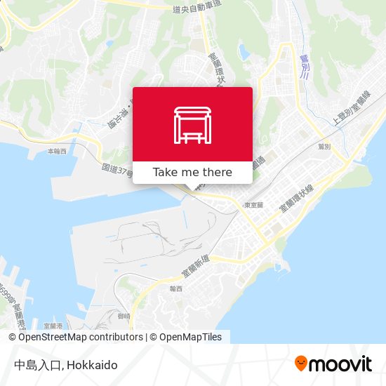 中島入口 map