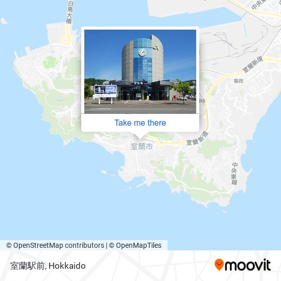 室蘭駅前 map