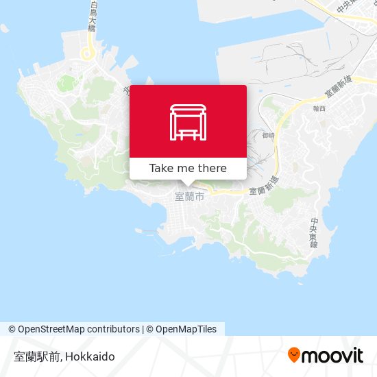 室蘭駅前 map