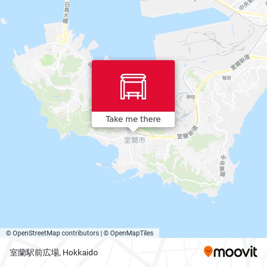 室蘭駅前広場 map