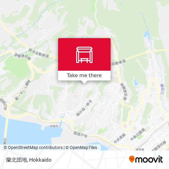蘭北団地 map