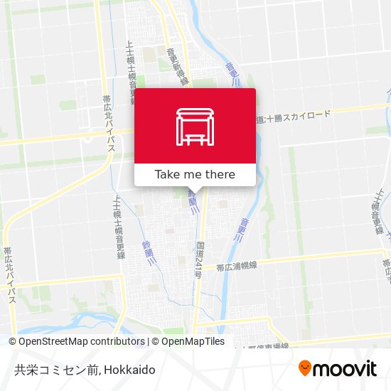 共栄コミセン前 map