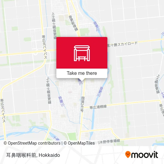 耳鼻咽喉科前 map