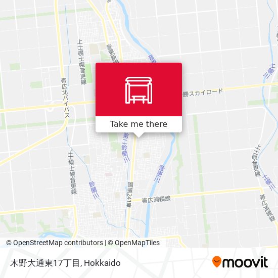 木野大通東17丁目 map