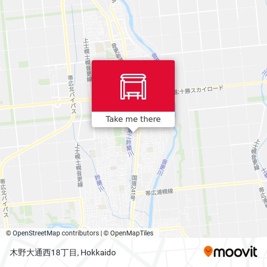 木野大通西18丁目 map