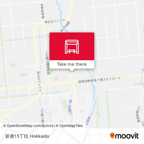 新通15丁目 map