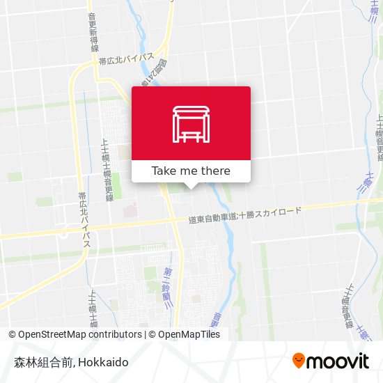 森林組合前 map
