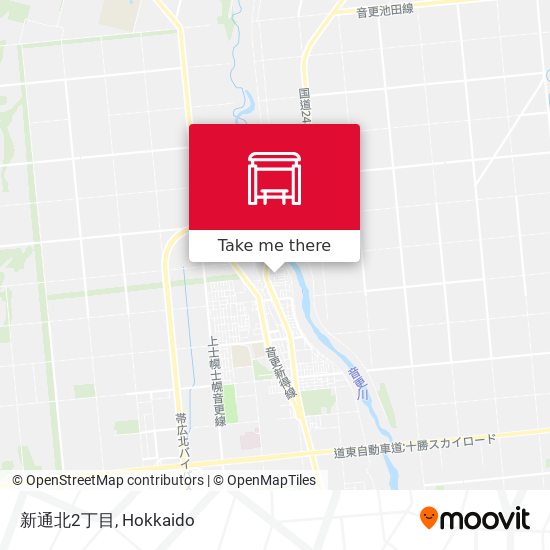 新通北2丁目 map