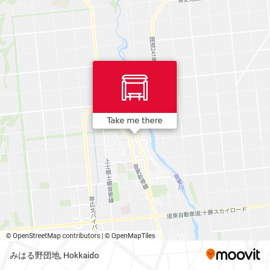みはる野団地 map