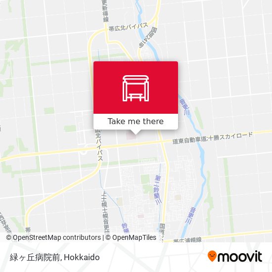 緑ヶ丘病院前 map