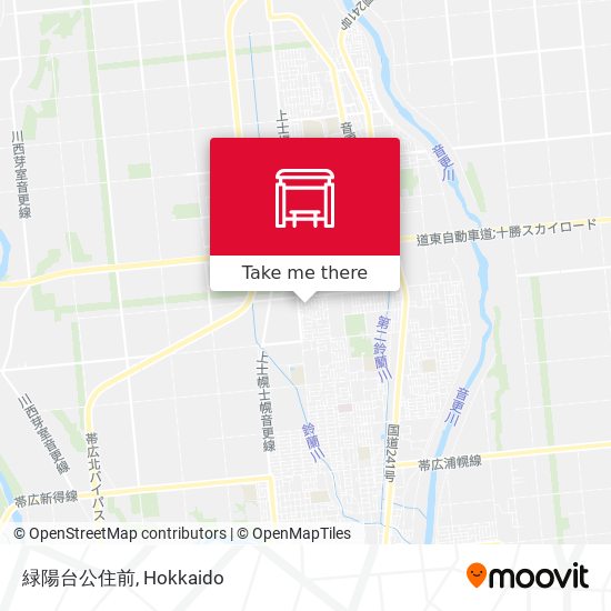 緑陽台公住前 map