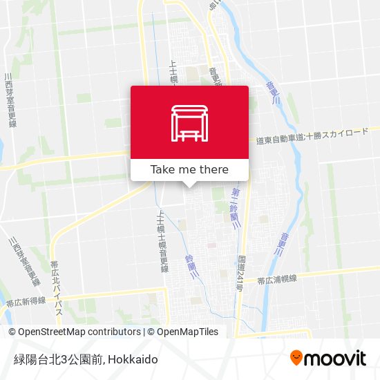 緑陽台北3公園前 map