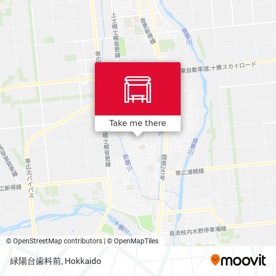緑陽台歯科前 map