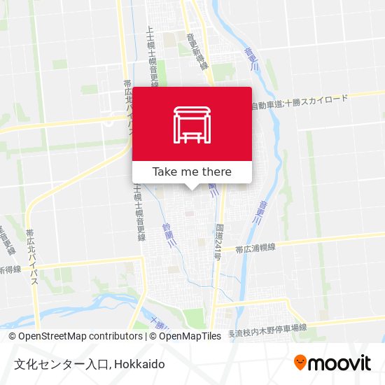 文化センター入口 map