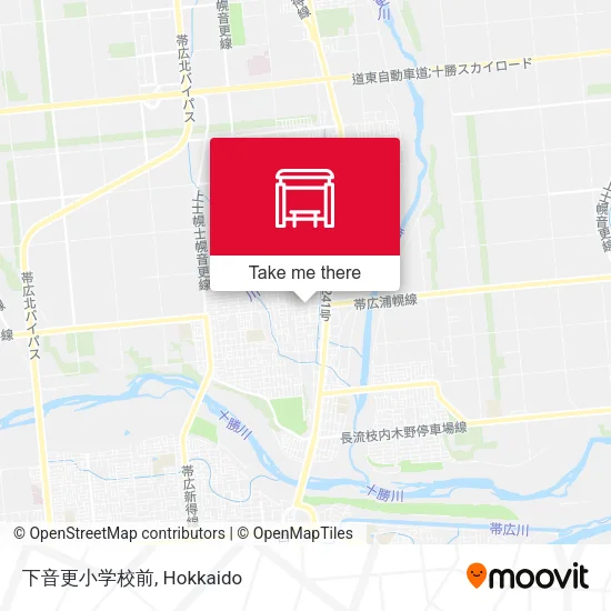下音更小学校前 map