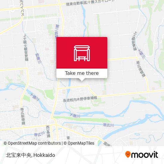 北宝来中央 map
