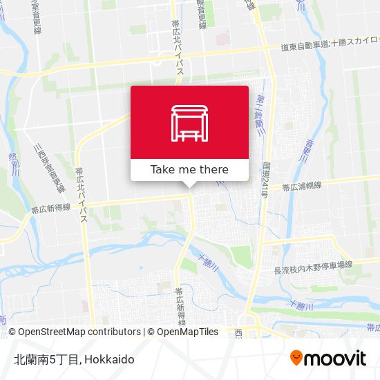 北蘭南5丁目 map