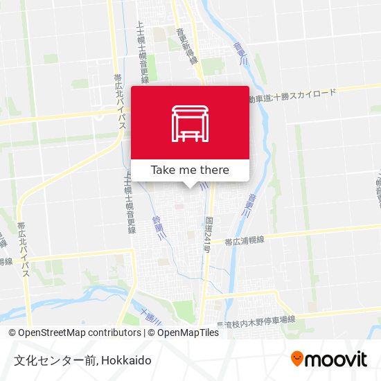 文化センター前 map