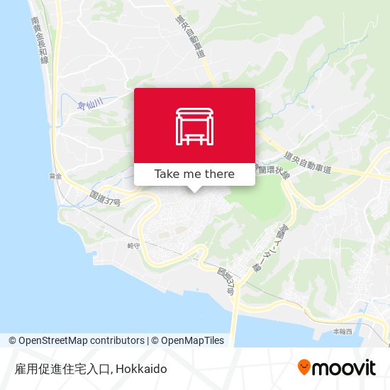 雇用促進住宅入口 map