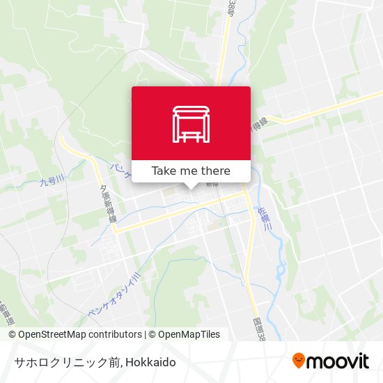 サホロクリニック前 map