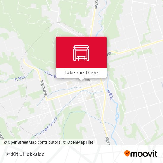 西和北 map
