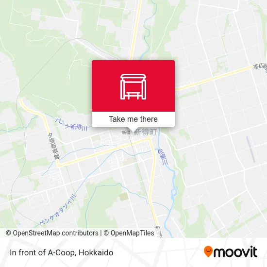 In front of A-Coop map