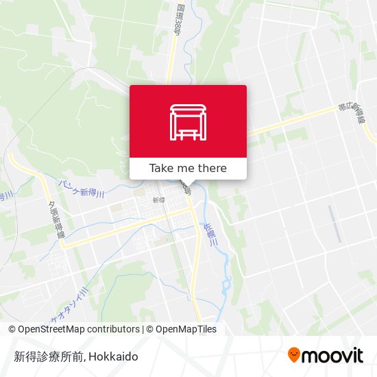 新得診療所前 map