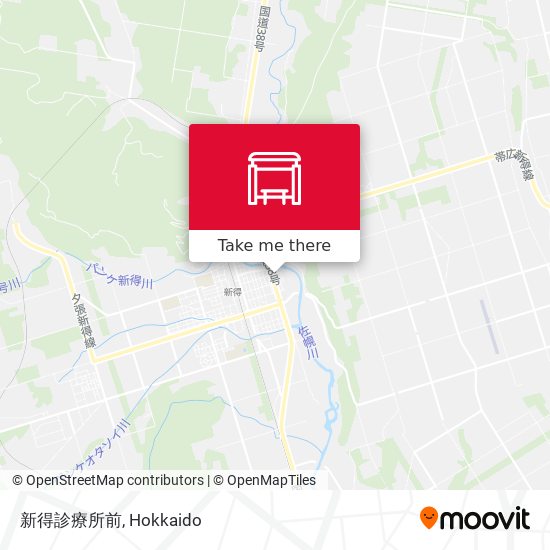 新得診療所前 map