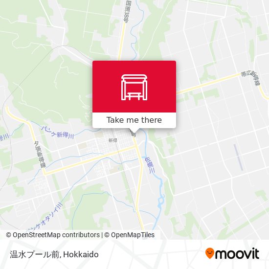 温水プール前 map