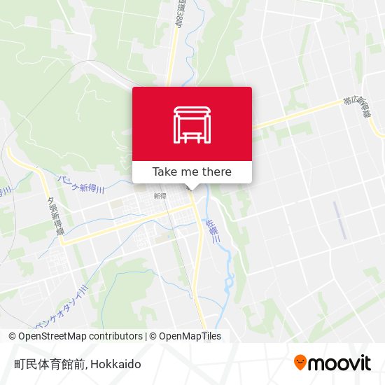町民体育館前 map