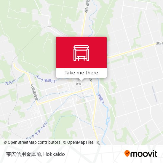 帯広信用金庫前 map