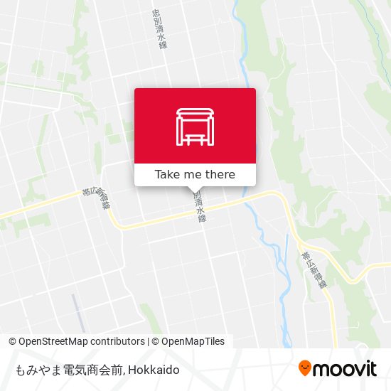 もみやま電気商会前 map