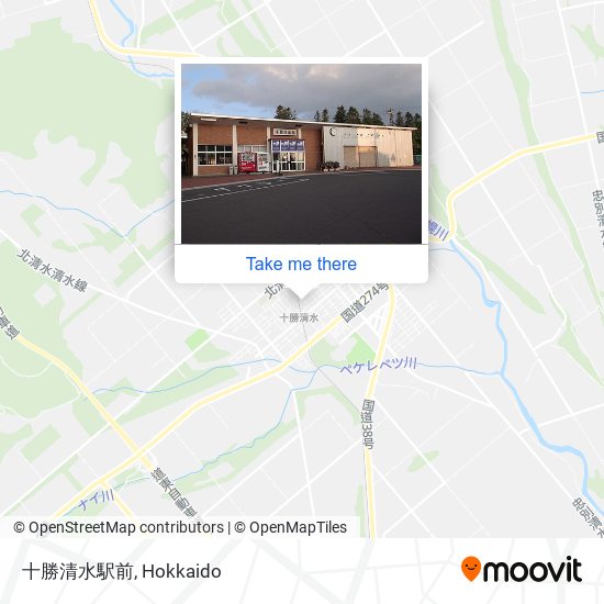 十勝清水駅前 map