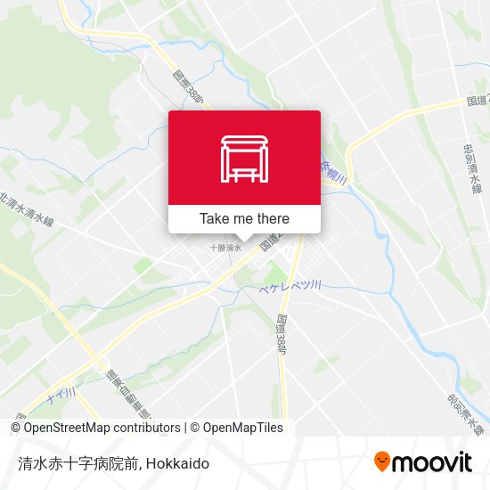 清水赤十字病院前 map